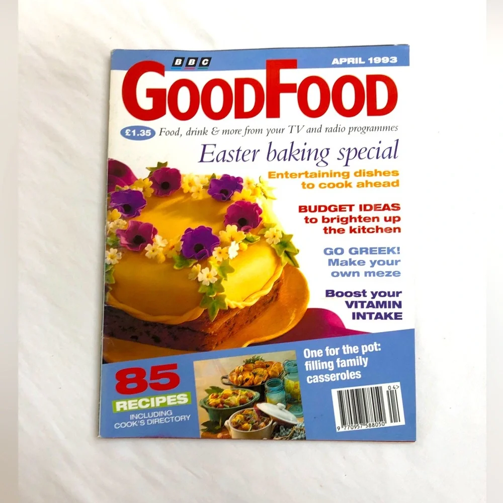 BBC Good Food Magazines Lot of 3 British Food April 1993 April 1998 May 1994